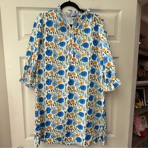 Flourishing Poppies Swing Dress